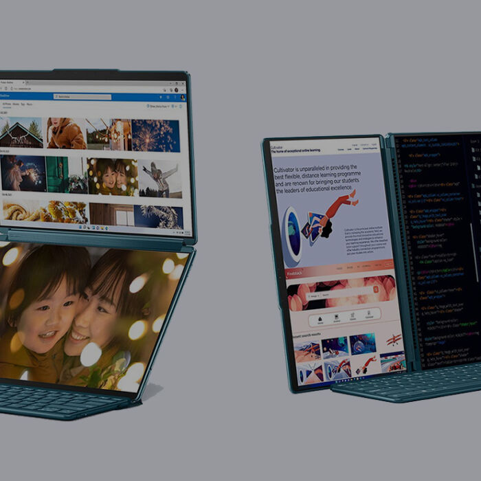 Lenovo Yoga Book 9i, il primo laptop con doppio schermo OLED touch